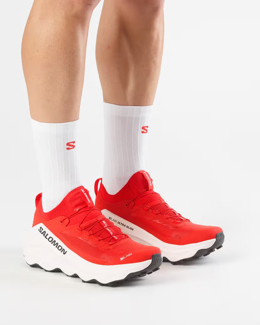 Salomon S/LAB Ultra Glide 2 Shoes (Unisex) - Fiery Red/Fiery Red/Vanilla Ice