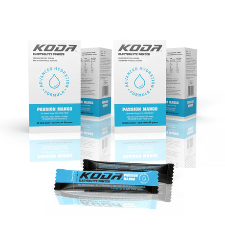 KODA Electrolyte Powder - 20 Sticks - 4 Pack Koda