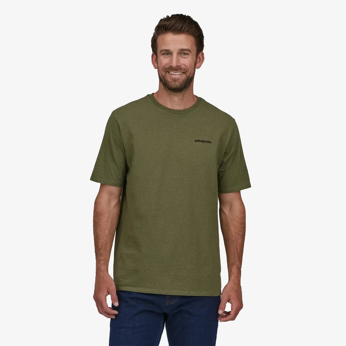 Patagonia P-6 Logo Responsibili-Tee (Men's) - Wyoming Green