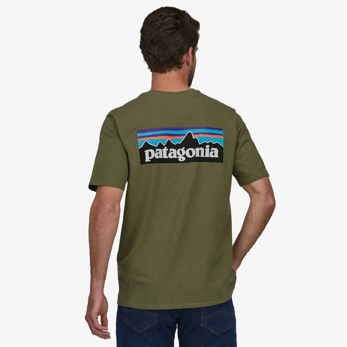 Patagonia P-6 Logo Responsibili-Tee (Men's) - Wyoming Green