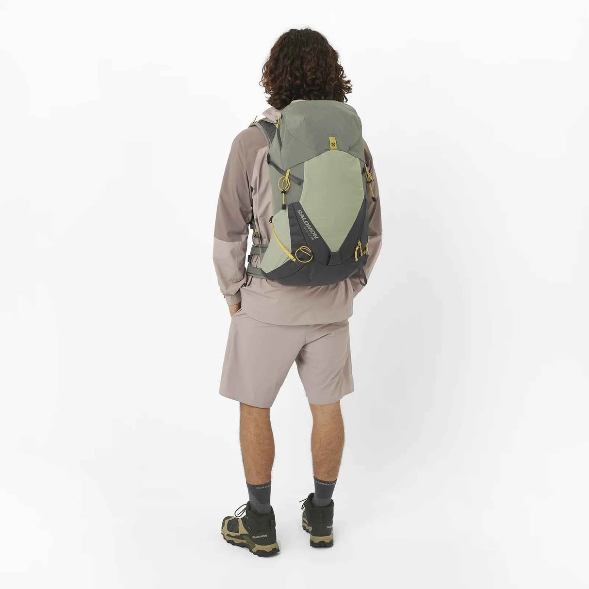 Salomon X Ultra 5 Mid Gore-Tex Boots (Men's) - Peat/Gray Green/Blue Nights