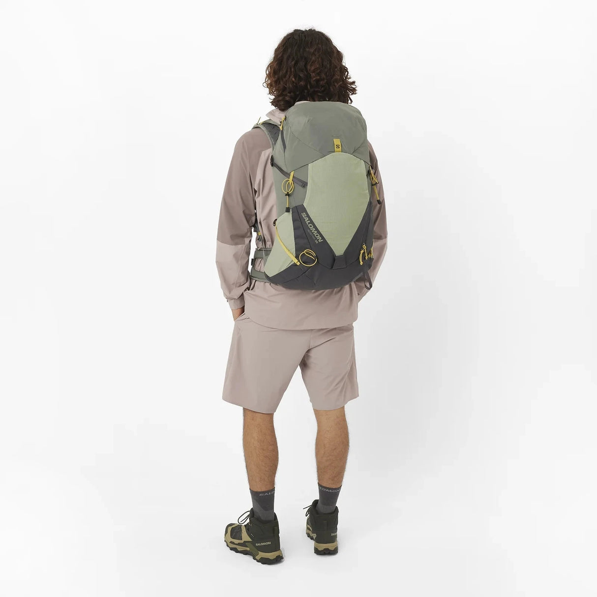 Salomon X Ultra 5 Mid Gore-Tex Boots (Men's) - Peat/Gray Green/Blue Nights