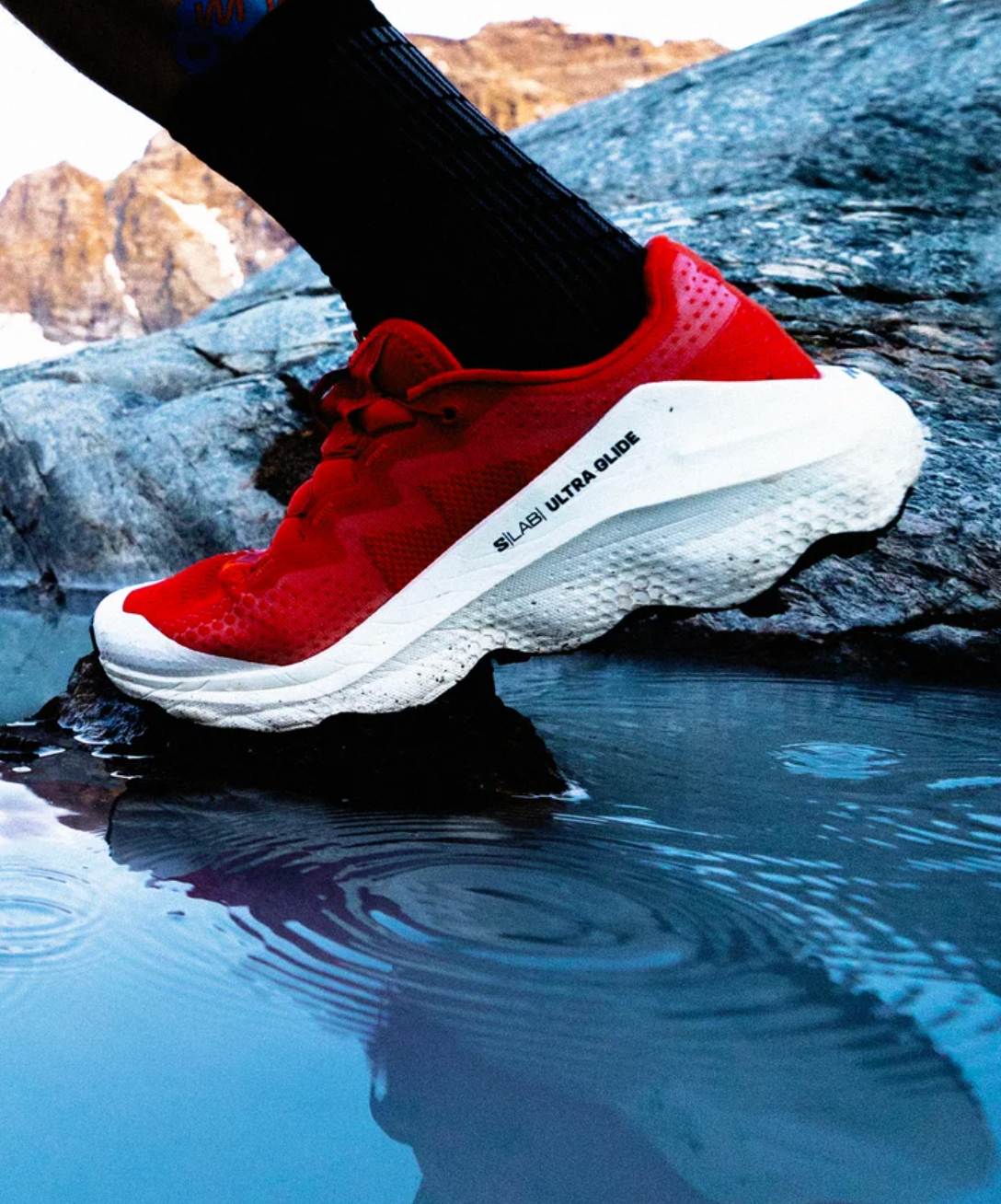Salomon S/LAB Ultra Glide v1.0 (Unisex) - Fiery Red/Pompeian Red/Vanilla Ice Salomon