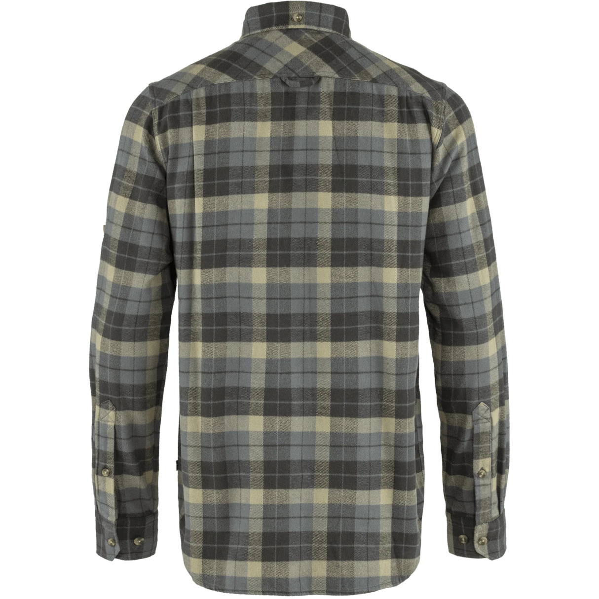 Fjällräven Singi Heavy Flannel Shirt (Men's) - Super Grey/Stone Blue