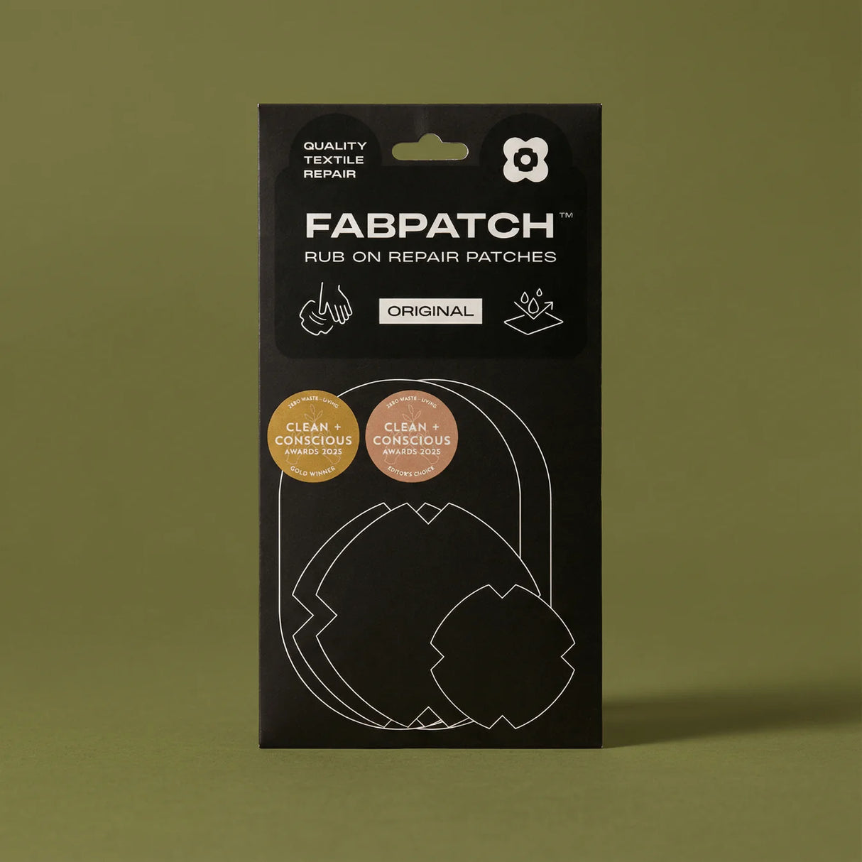 FabPatch Stretch Patches - Black
