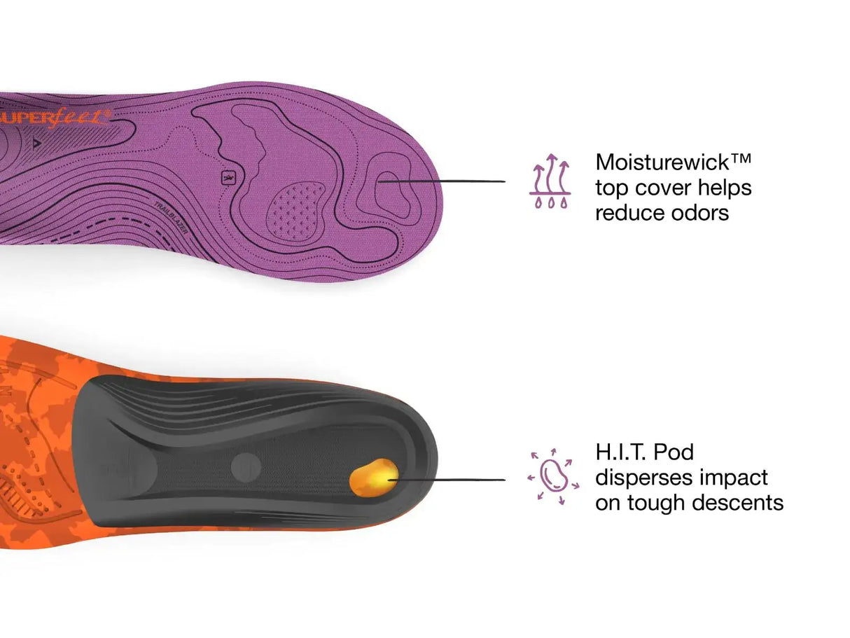 Superfeet Hike Support Insoles (Women's) Superfeet