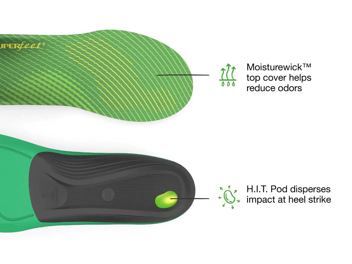 Superfeet Run Support High Arch Insoles (Men's) Superfeet