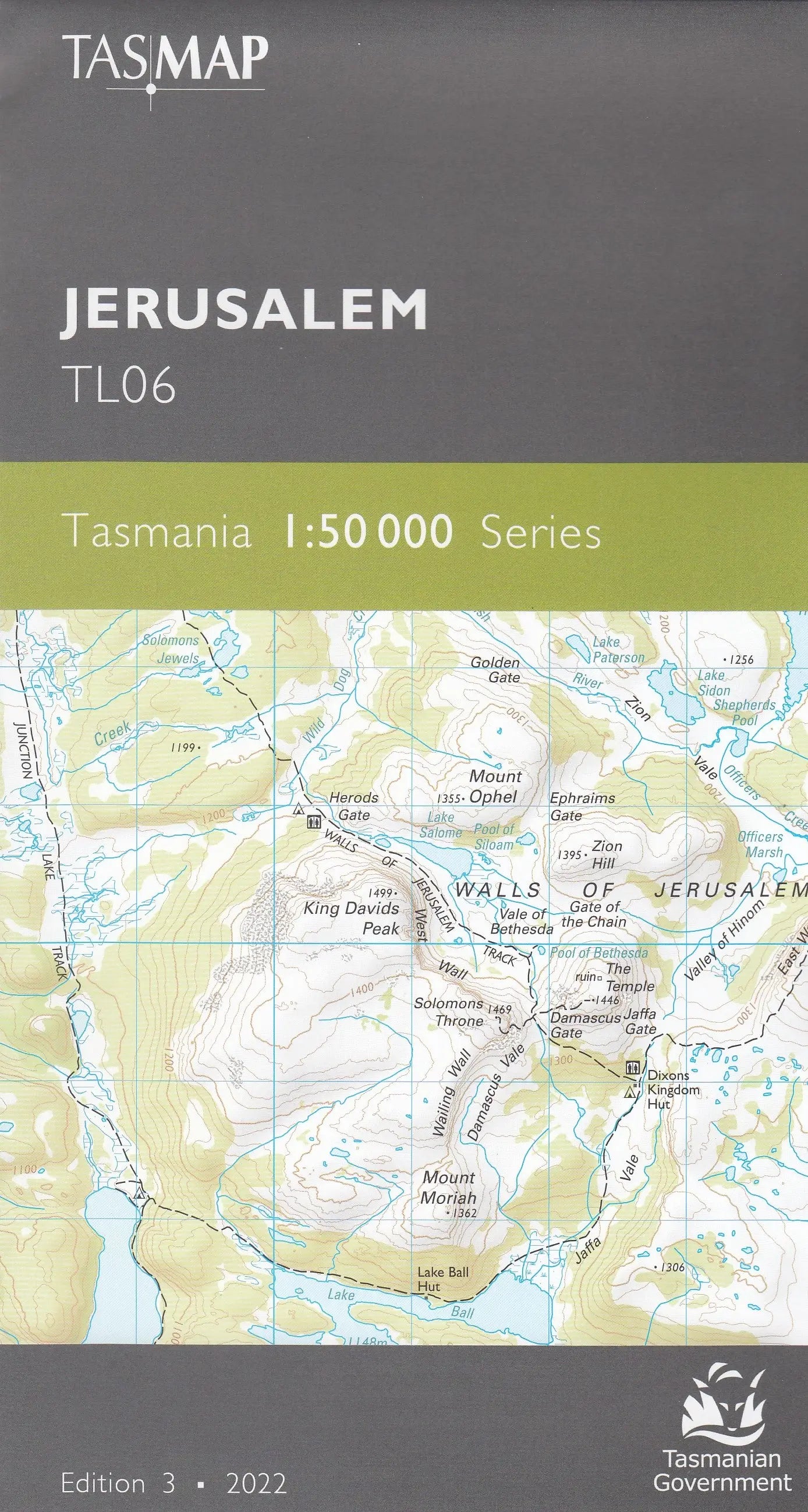 Tasmap 1:50000 Topographic/Cadastral Maps TasMap