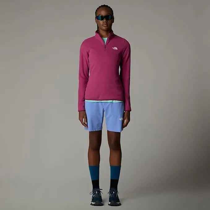 The North Face Glacier Quarter Zip Fleece (Women's) -Cyber Berry