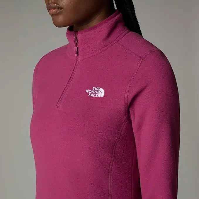 The North Face Glacier Quarter Zip Fleece (Women's) -Cyber Berry
