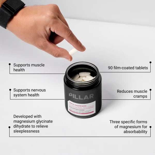 Pillar Performance Triple Magnesium Tablets Pillar Performance