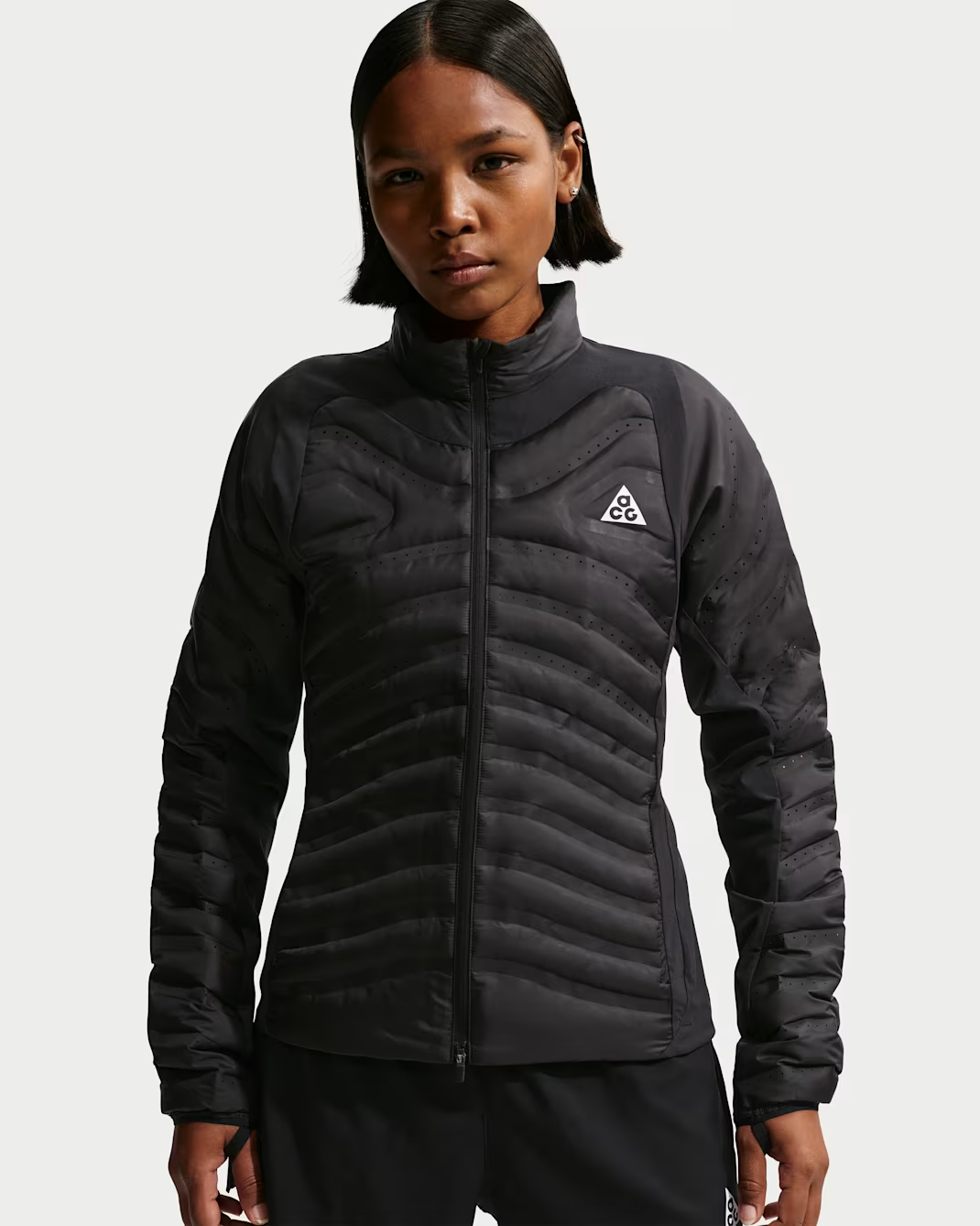 - Nike ACG Lava Loft Therma-FIT Trail Running Jacket (Women's) - Black/Black/Black/Summit White