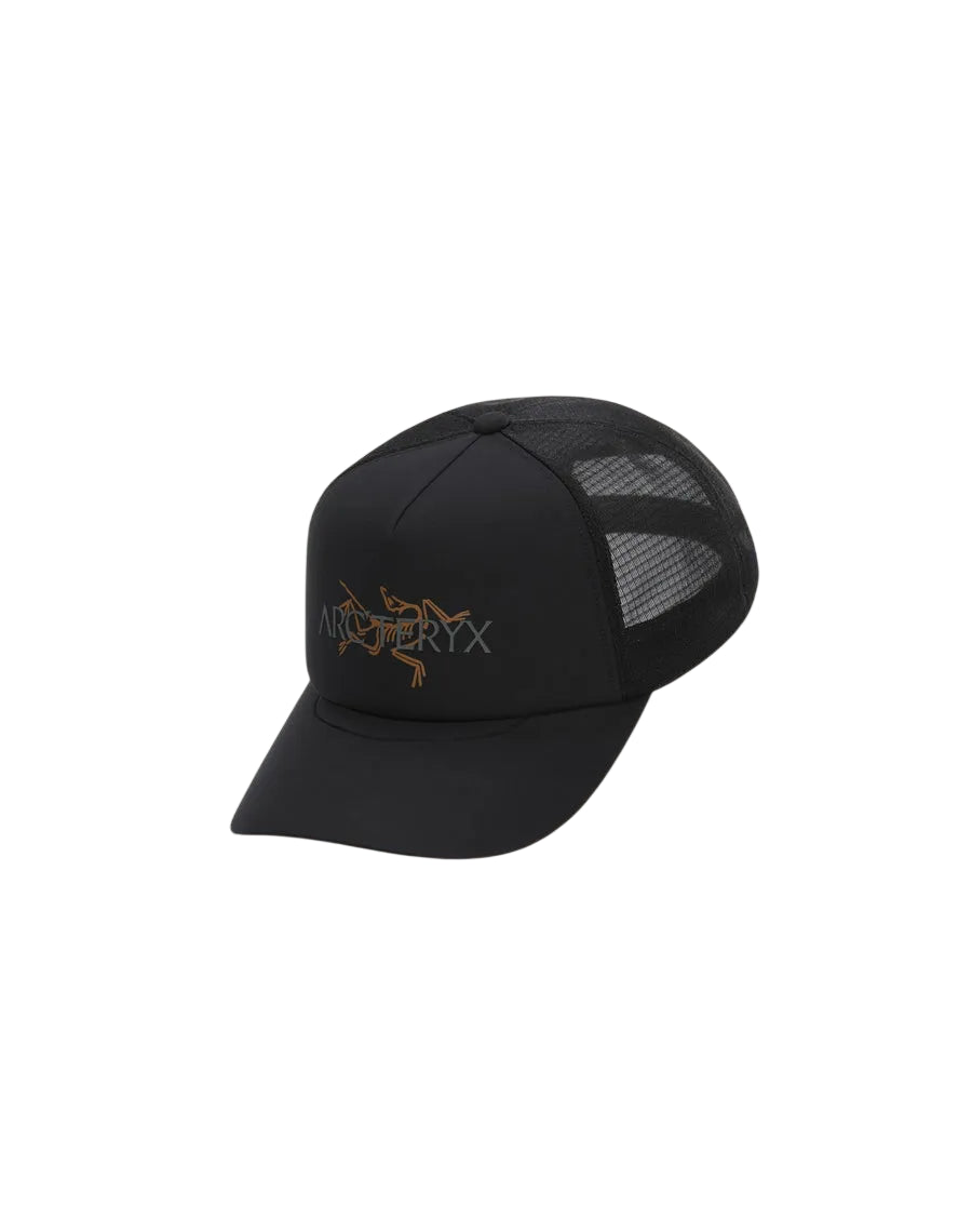 Arc'teryx Bird Word Trucker Hat - 24K Black - Gold - Bronze - Yellow