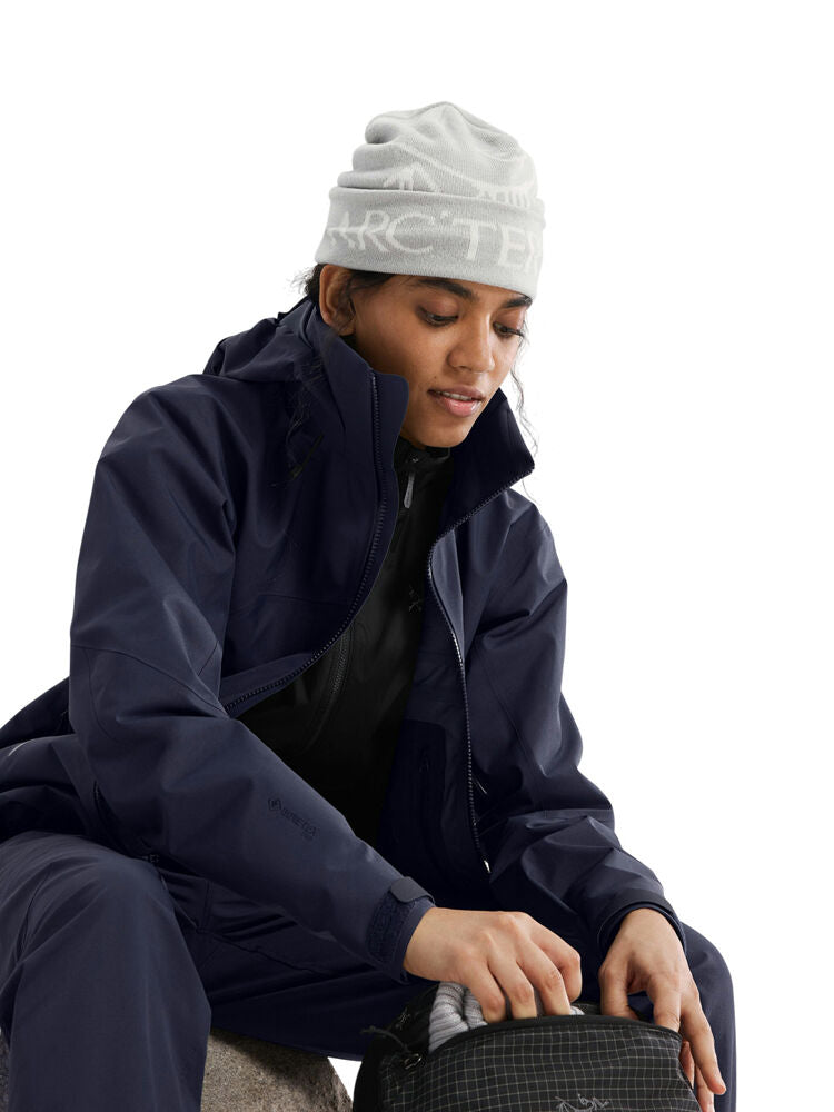 Arc'teryx Bird Word Toque - Solitude/Arctic Silk - Grey - White