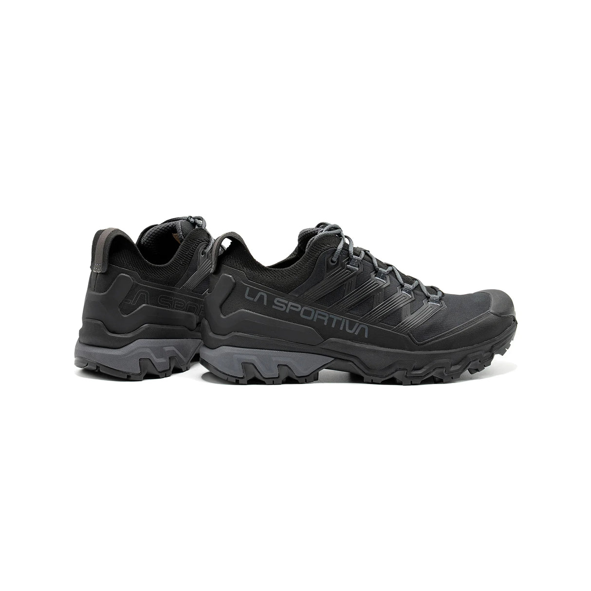 Gray textured pillow on a white background - La Sportiva Ultra Raptor 3 GORE-TEX Shoes (Men's) - Black