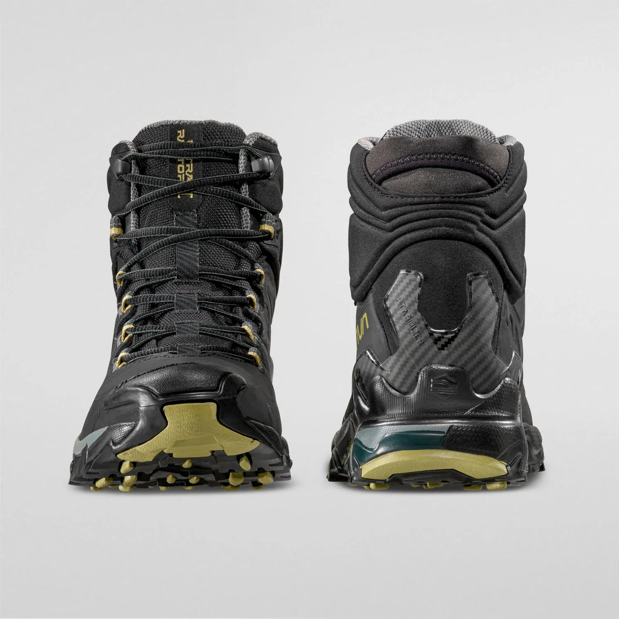 La Sportiva Ultra Raptor II Mid Leather Wide GTX Boots (Men's) - Black/Cedar