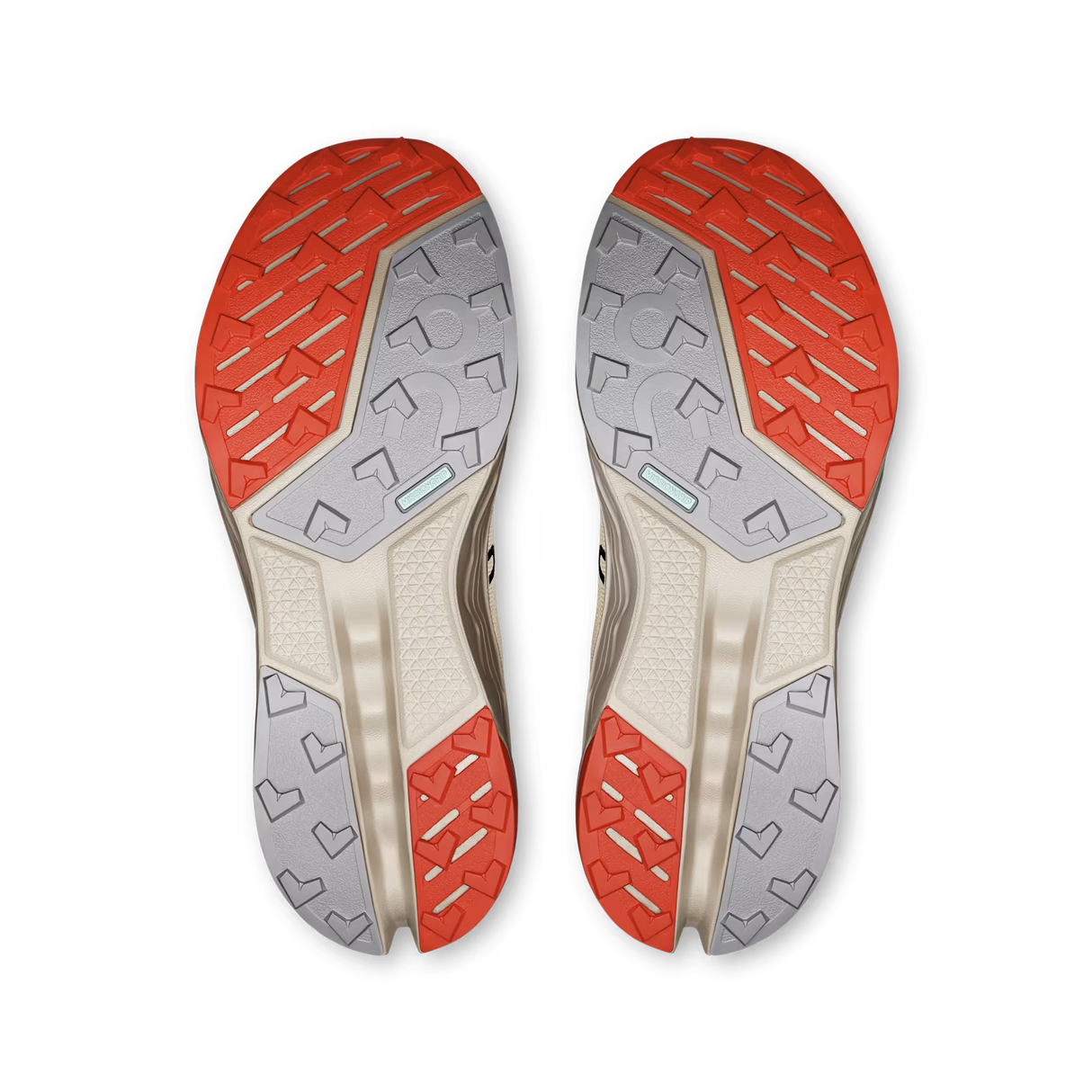 On Cloudsurfer Trail 2 Shoes (Women's) - Ivory/Salmon