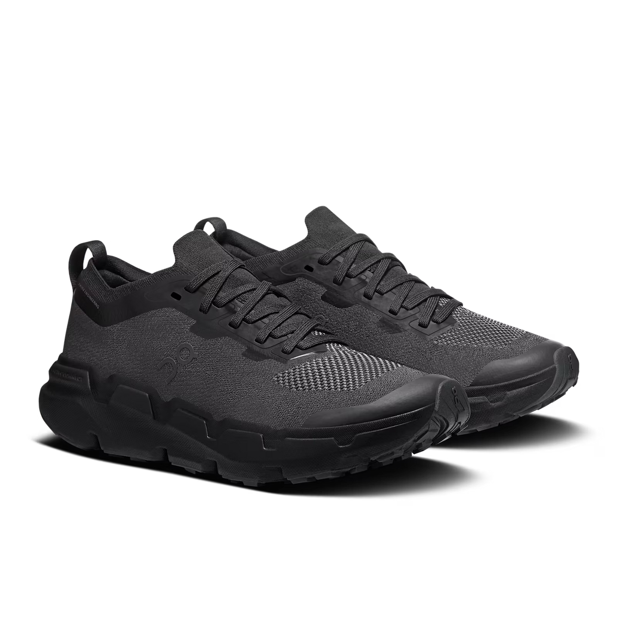 Black athletic shoes on a transparent background - On Cloudsoma Shoes (Women's) - Black/black
