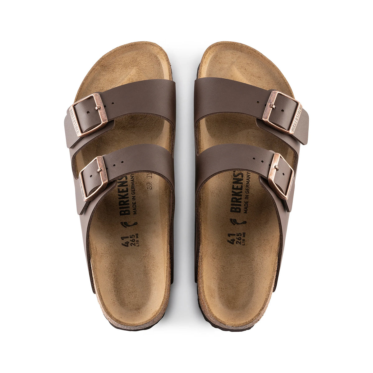 - Birkenstock Arizona Birko-Flor Sandal Regular (Unisex) - Dark Brown