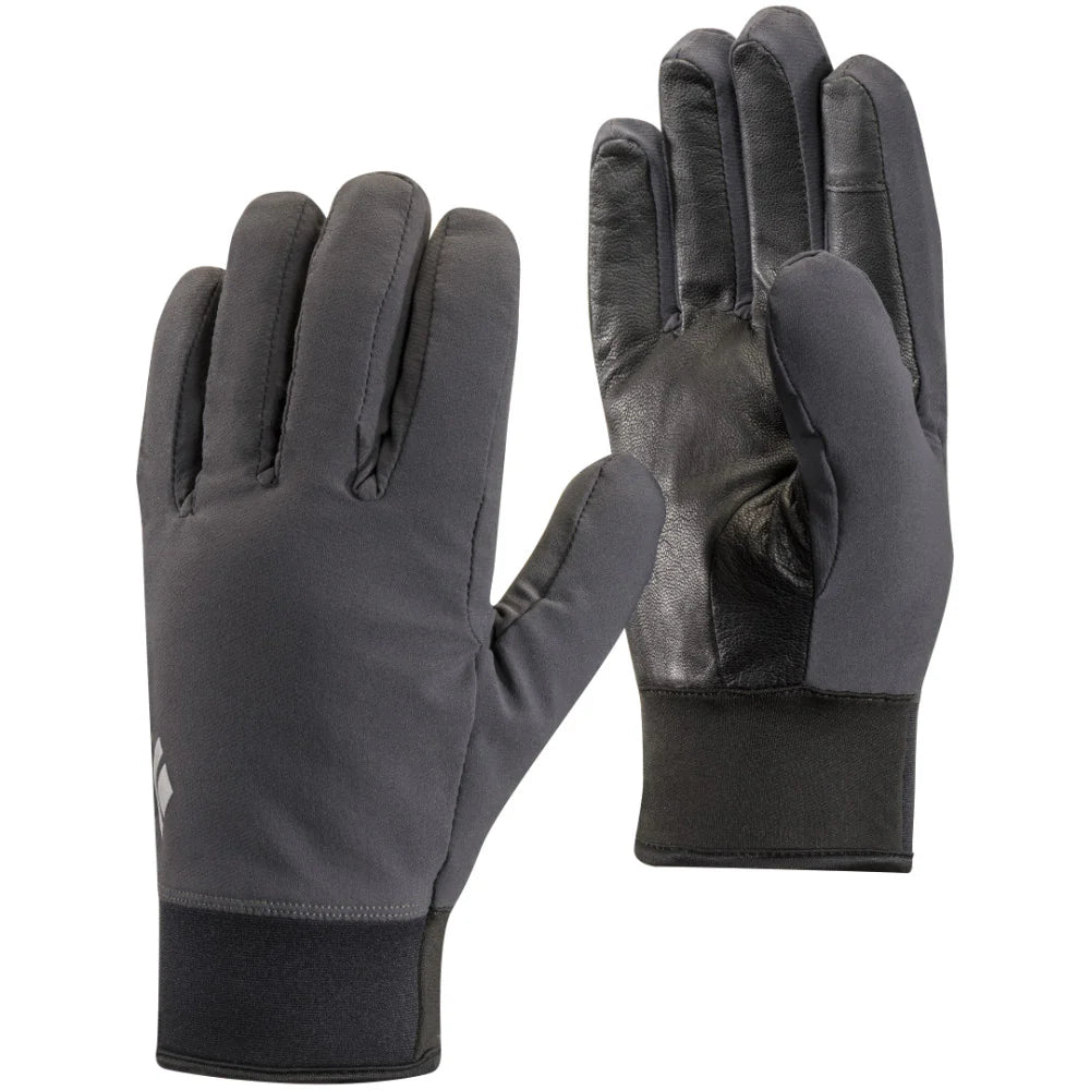 Black Diamond Midweight Softshell Gloves - Smoke