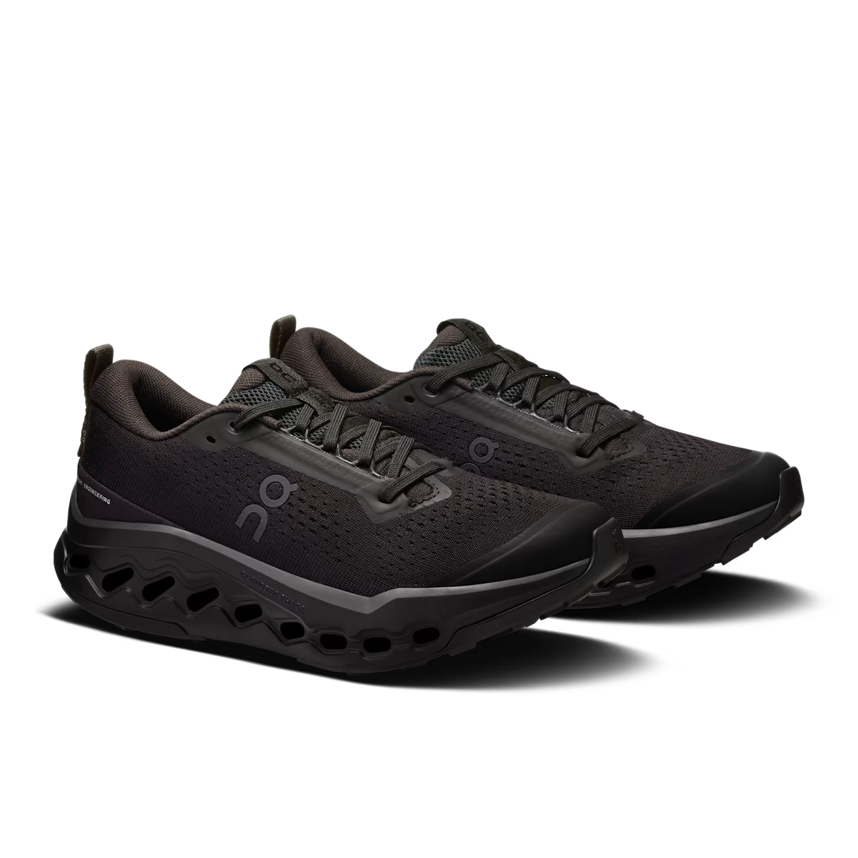 On Cloudsurfer Trail 2 Shoes (Women's) - Black/Black