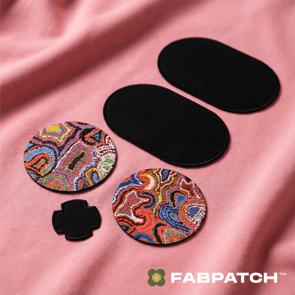 FabPatch Stretch Patches - Budgie