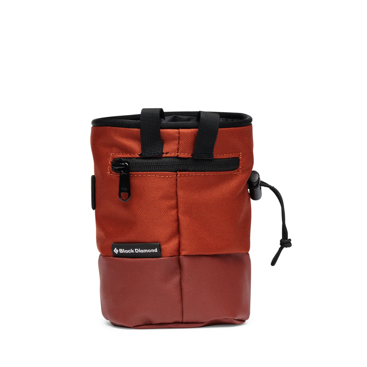 Black Diamond Mojo Zip Chalk Bag - Burnt Sienna - Red - Brown