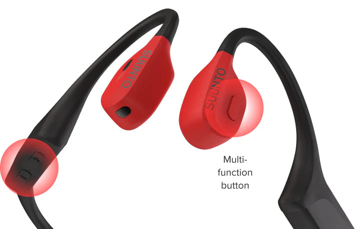 Suunto Wing Open Ear Headphones - Lava Red Suunto