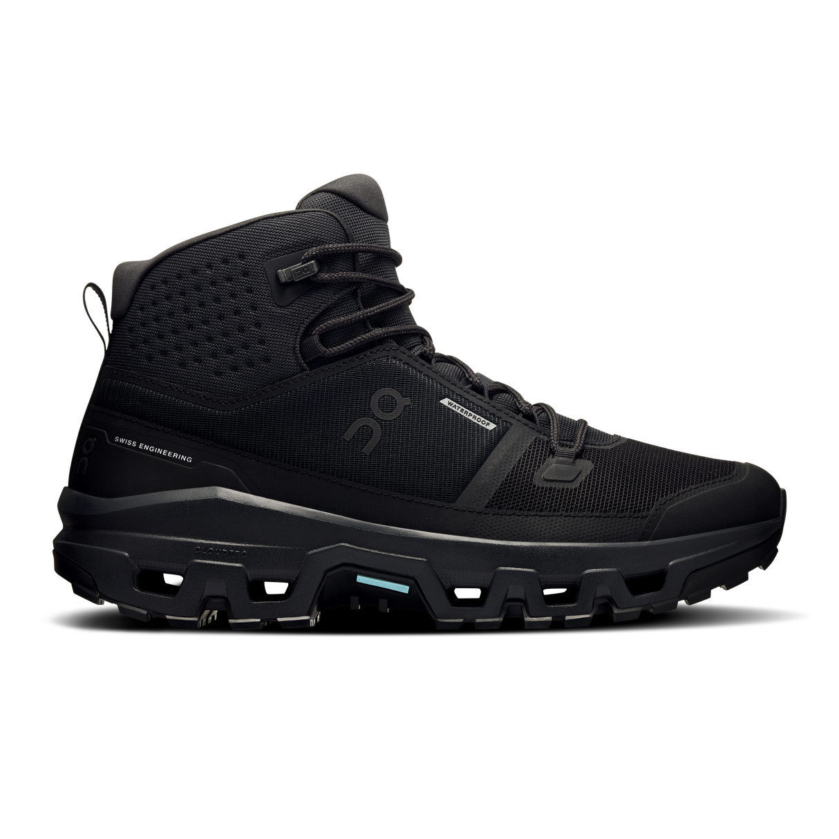 On Cloudrock Mid Waterproof (Women's) - Black/Black - Find Your Feet Australia Hobart Launceston Tasmania