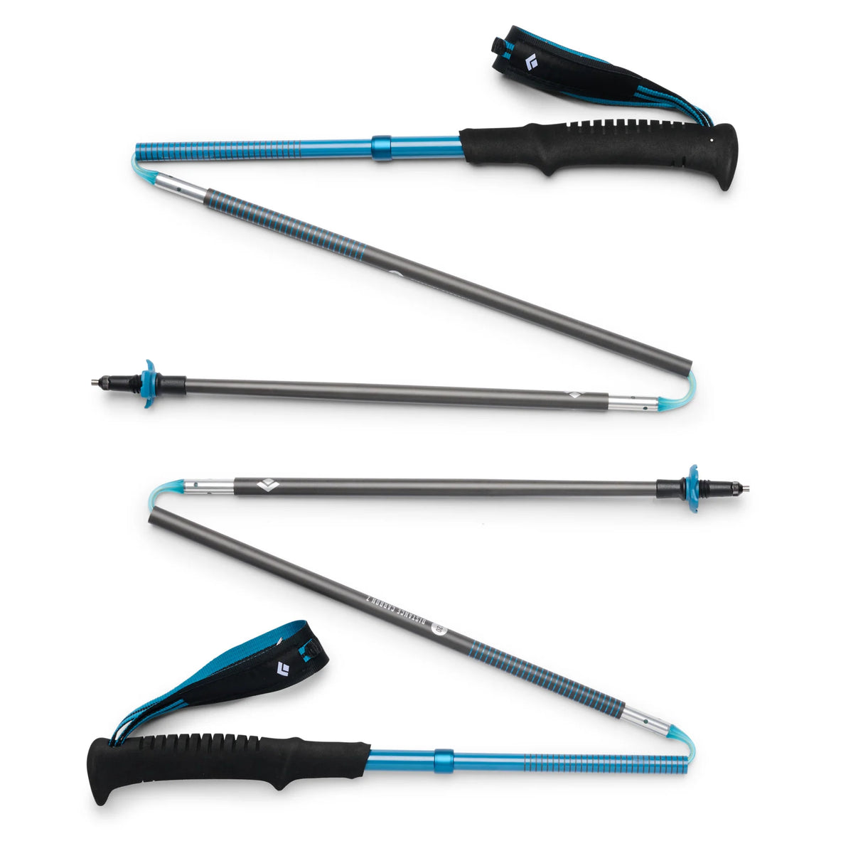 Black Diamond Distance Carbon Z Poles - 110cm - 115cm - 120cm - Find Your Feet Australia Hobart Launceston Tasmania