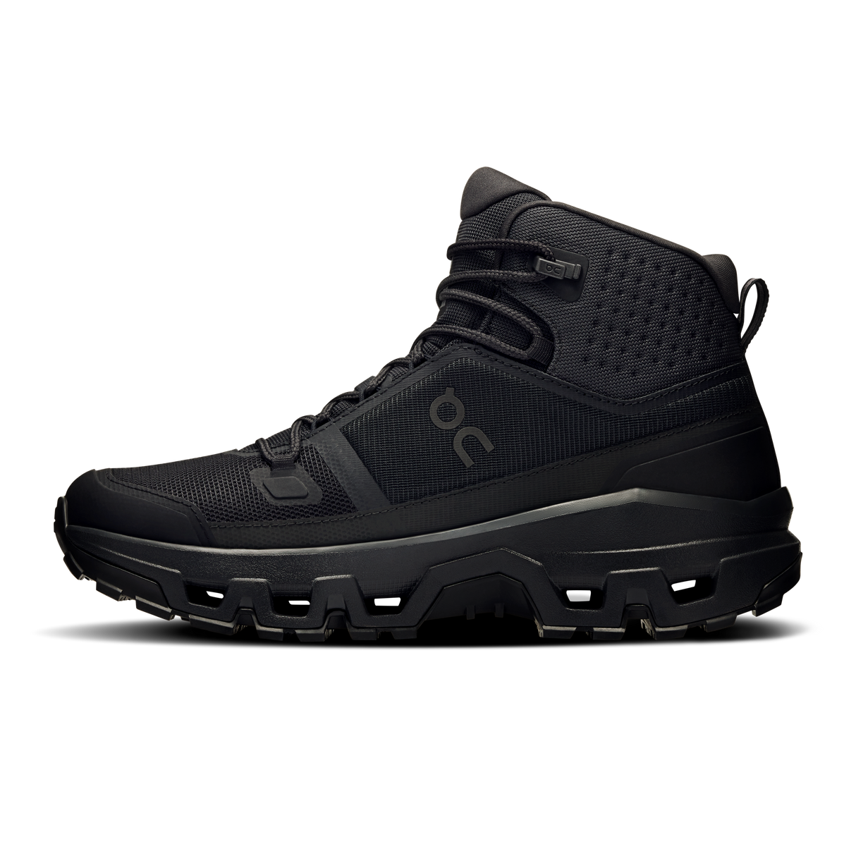 On Cloudrock Mid Waterproof (Women's) - Black/Black - Find Your Feet Australia Hobart Launceston Tasmania