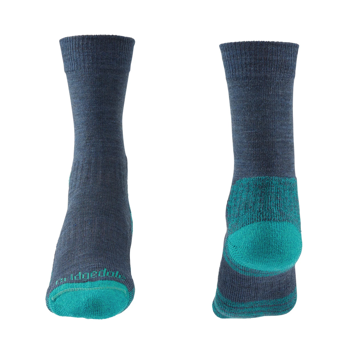 Bridgedale Hike Lightweight Performance Boot Socks (Women's) - Denim - Blue - Teal - Navy Blue - Cyan