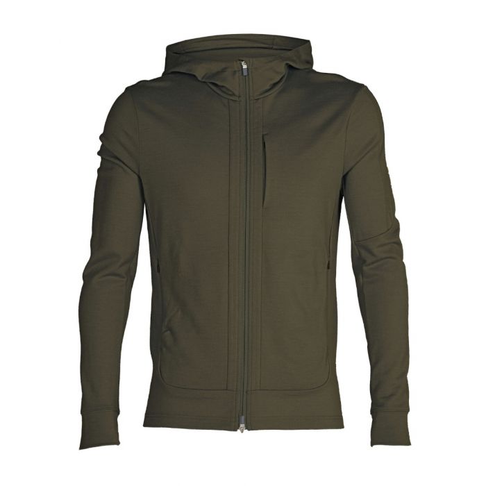 Icebreaker mens quantum ls zip hood online