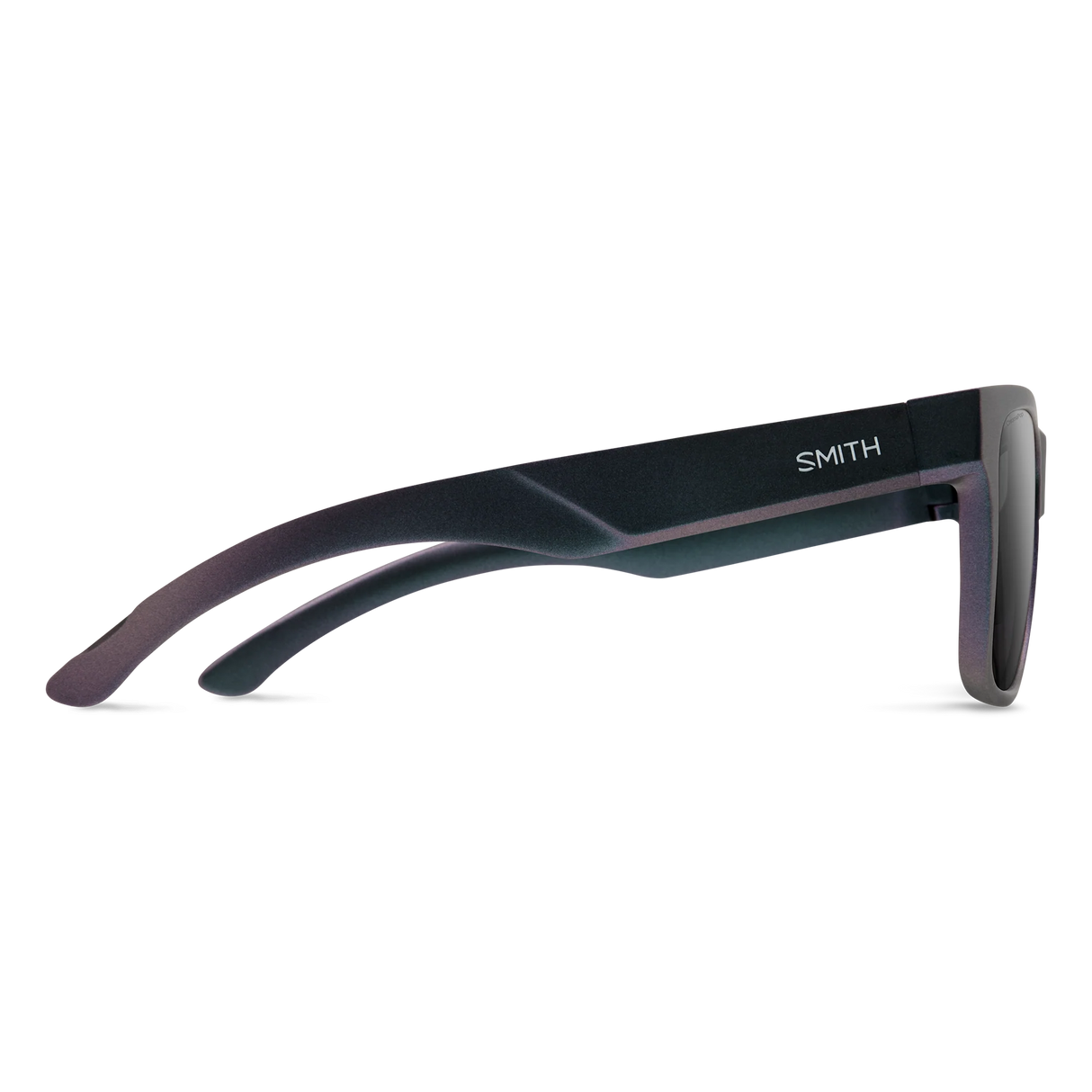 Black Smith sunglasses on a white background - Smith Lowdown 2 Sunglasses - Matte Fathom + ChromaPop Polarised Black