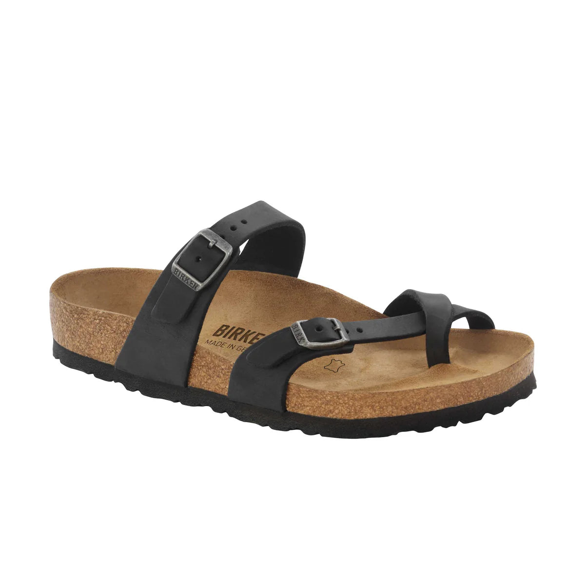 Birkenstock Mayari Oiled Leather - Regular (Women's) - Black