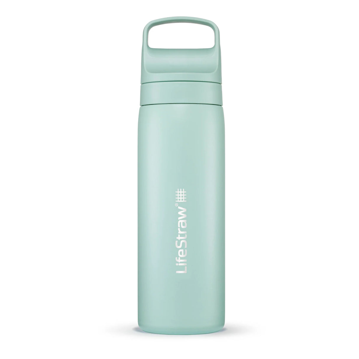 LifeStraw Go 2.0 Stainless Steel Water Filter Bottle 500ml - Seafoam