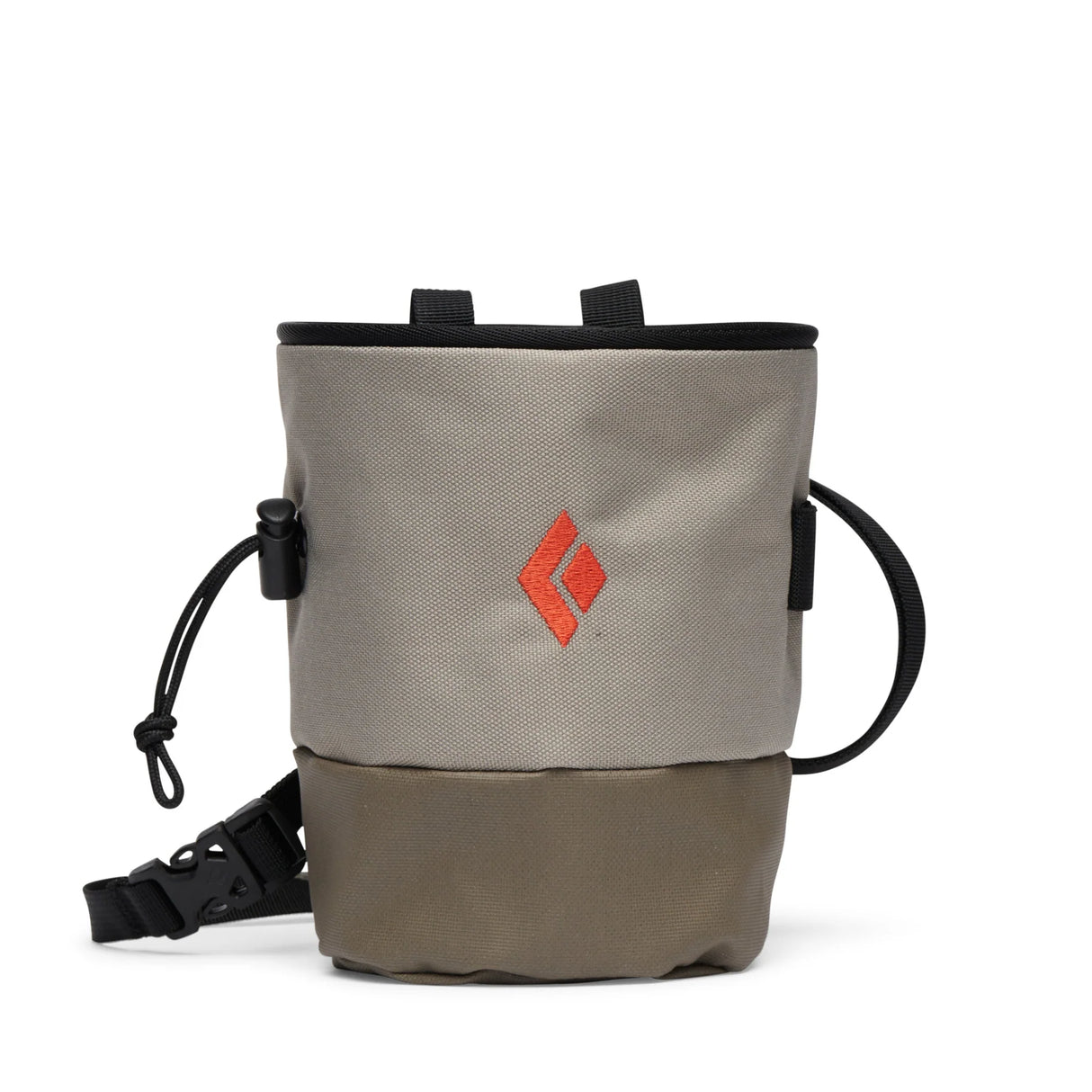 Black Diamond Mojo Zip Chalk Bag - Moonstone - Grey
