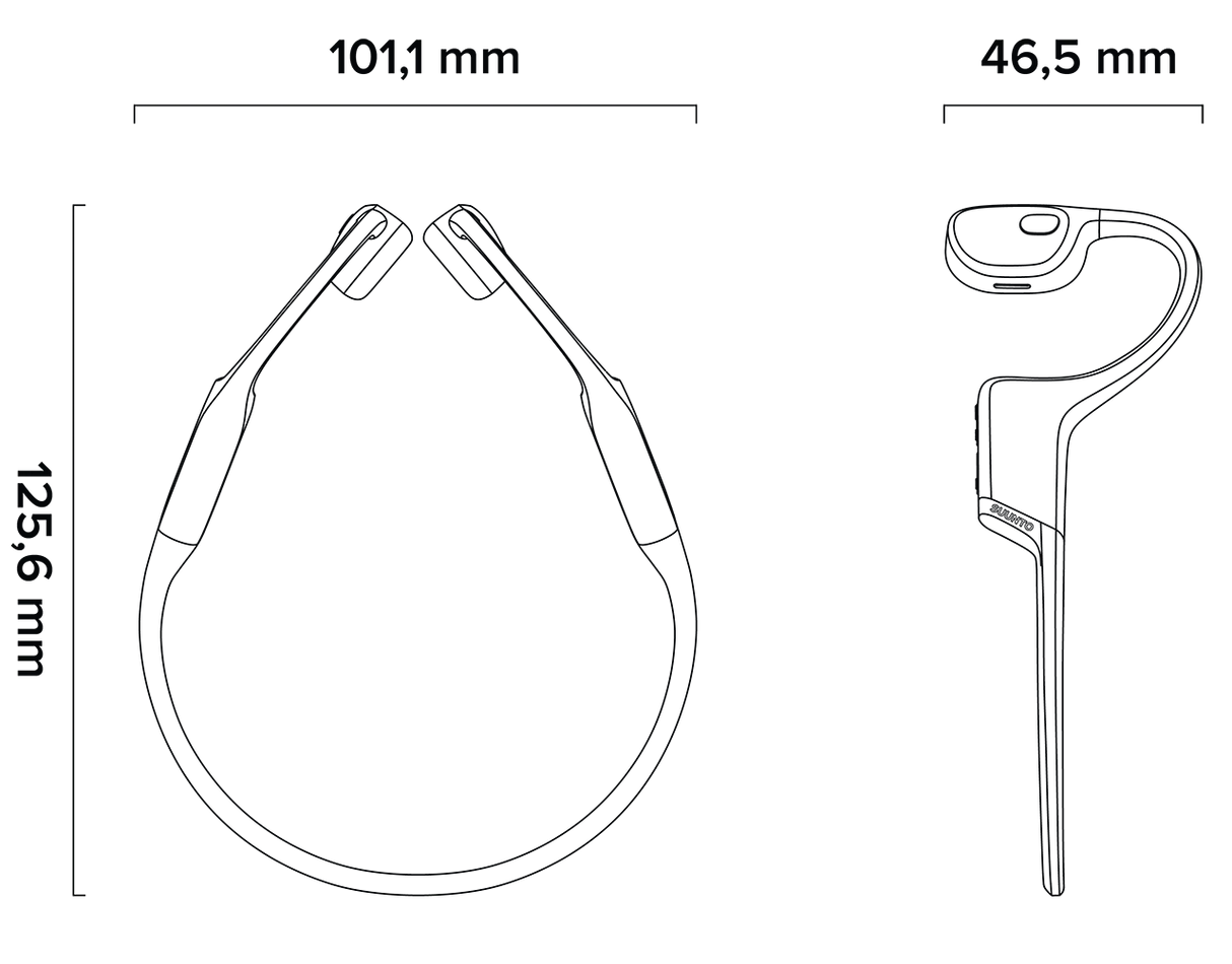 Suunto Sonic Open Ear Headphones Suunto