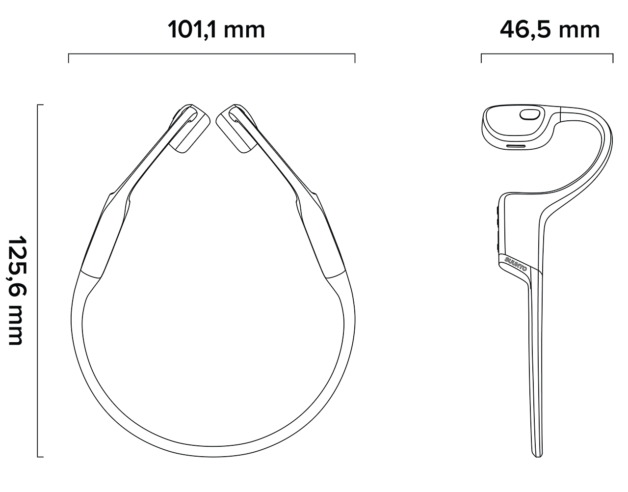 Suunto Sonic Open Ear Headphones Suunto