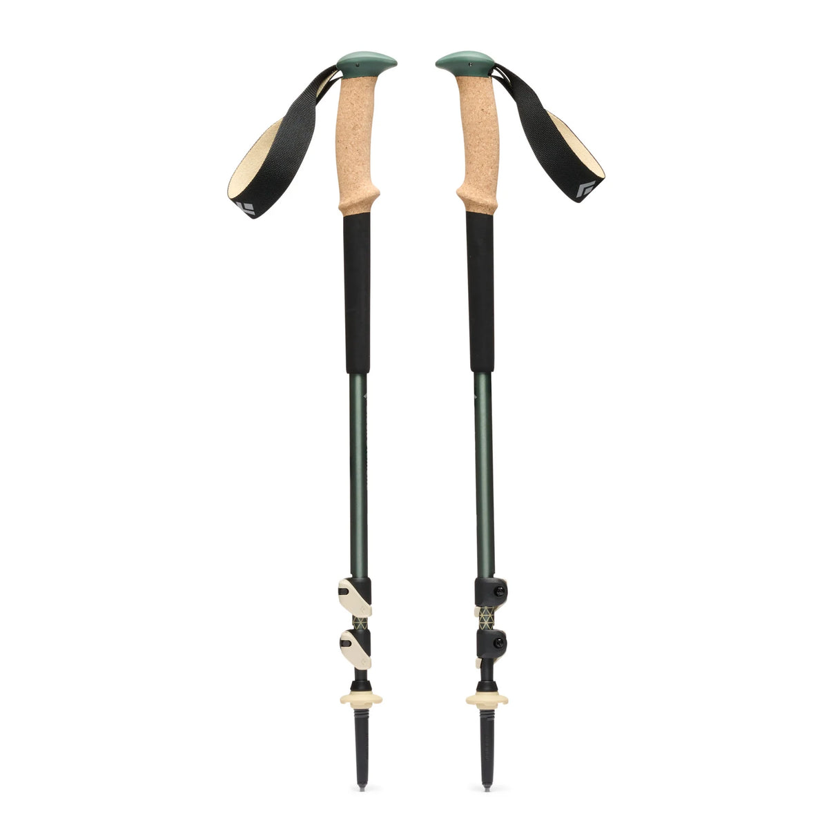 Black Diamond Trail Cork Trekking Poles - Laurel Green