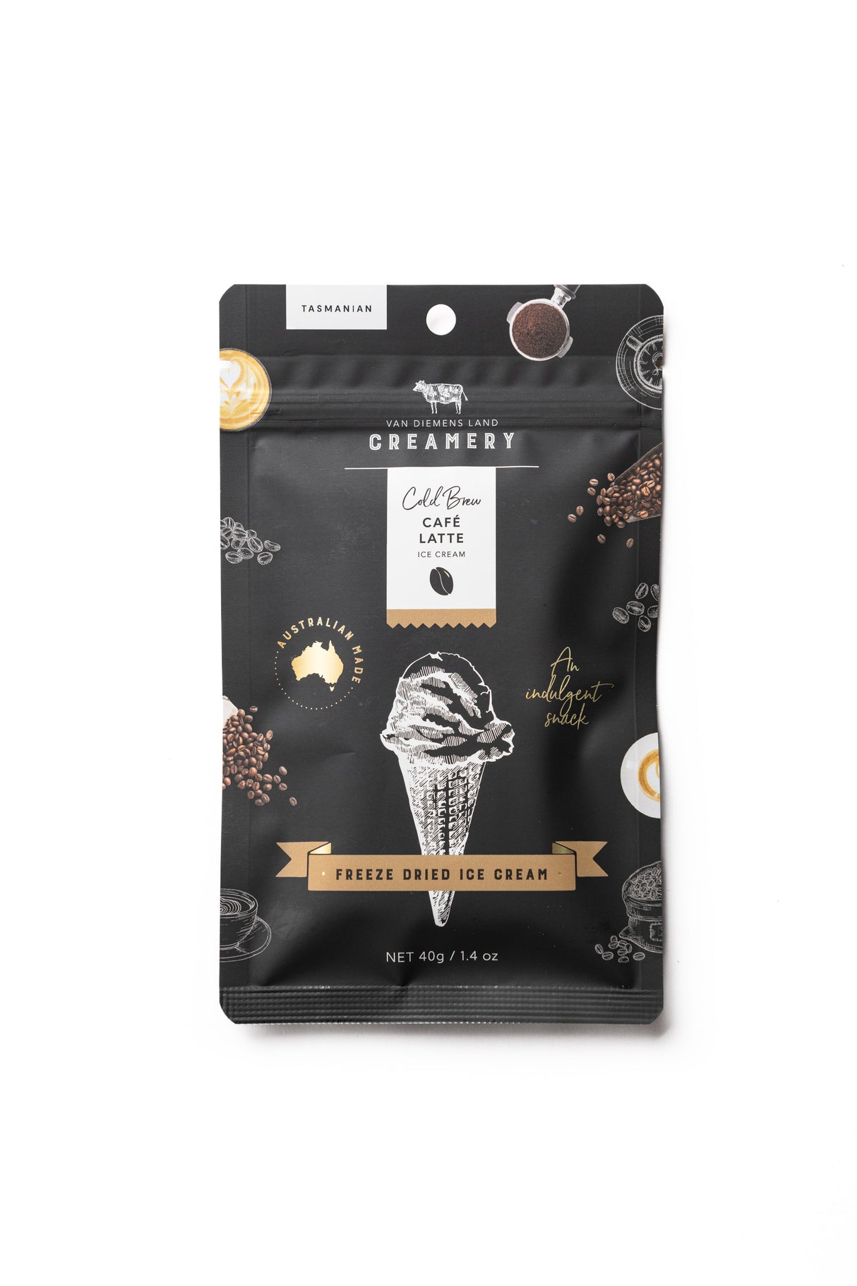 Van Diemens Land Creamery Freeze Dried Desserts - Cafe Latte