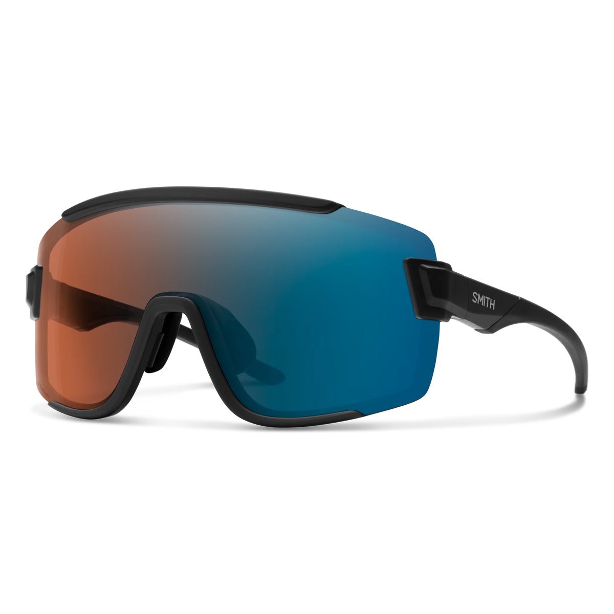 - Smith Wildcat Sunglasses - Matte Black | ChromaPop Glacier Photochromic Copper Blue Mirror