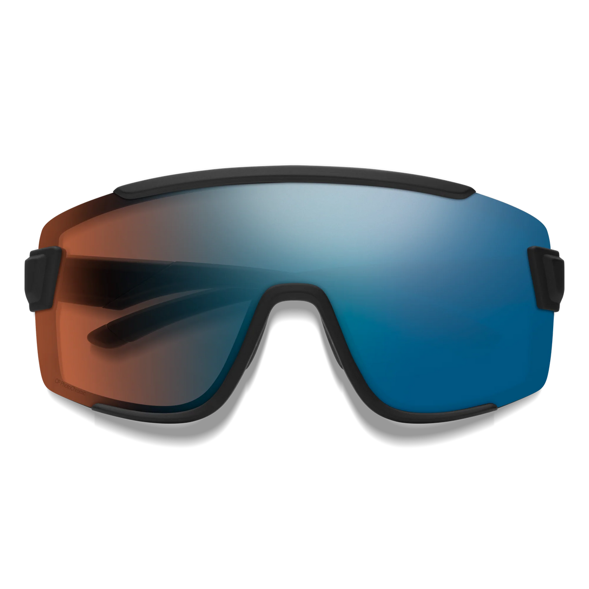 - Smith Wildcat Sunglasses - Matte Black | ChromaPop Glacier Photochromic Copper Blue Mirror