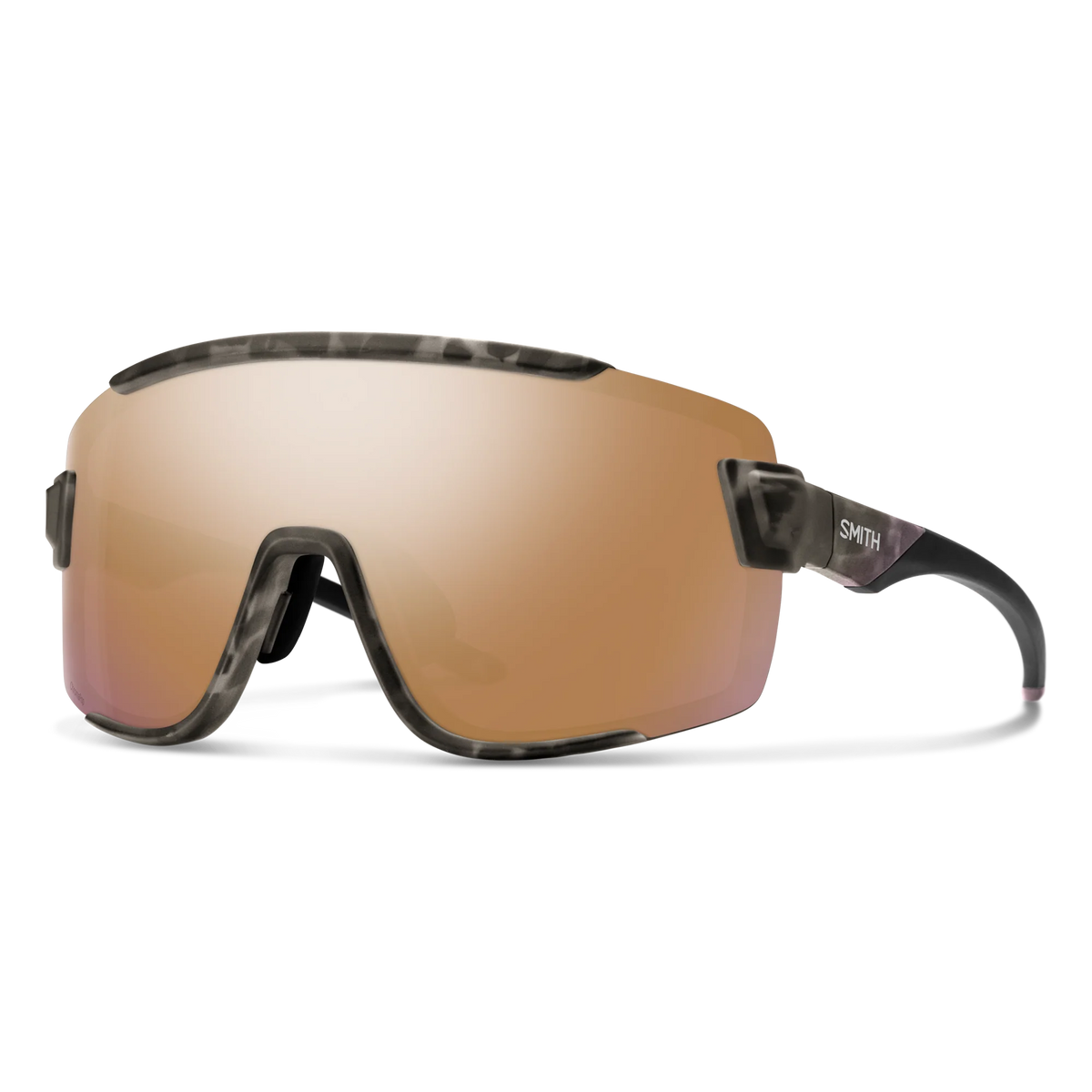 - Smith Wildcat Sunglasses - Matte Salt Haze | ChromaPop Rose Gold Mirror