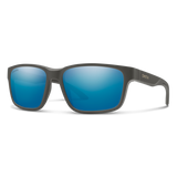 Smith Basecamp Sunglasses - Find Your Feet Australia Hobart Launceston Tasmania - Matte Gravy + ChromaPop Polarized Blue Mirror Lens