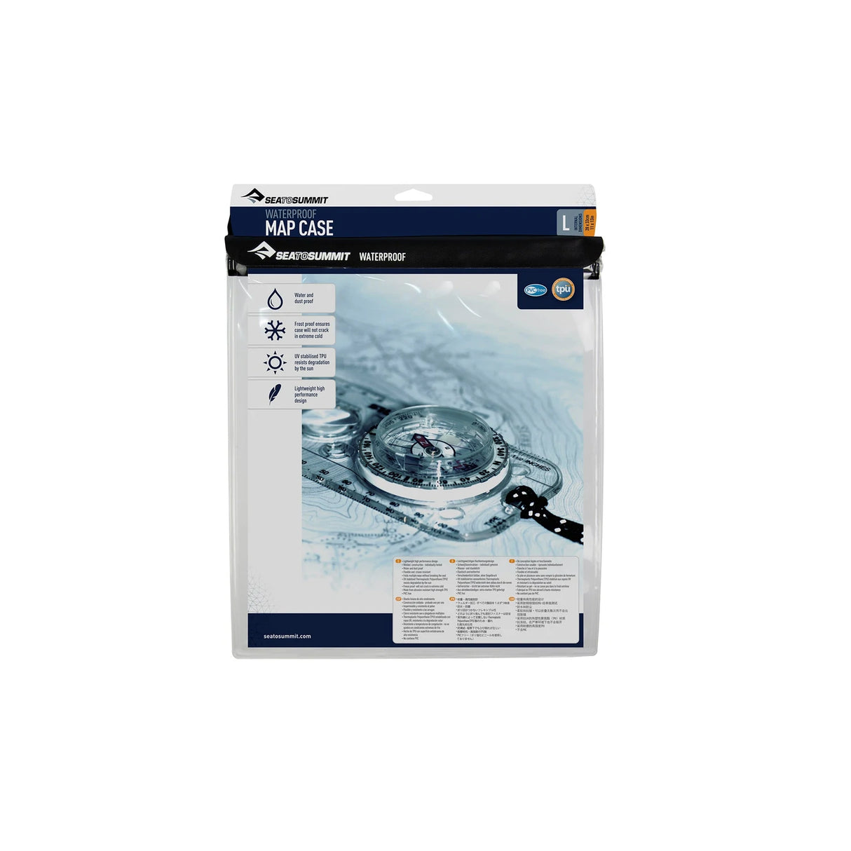 Sea to Summit Waterproof Map Case Find Your Feet Hobart Launceston Tasmania Australia