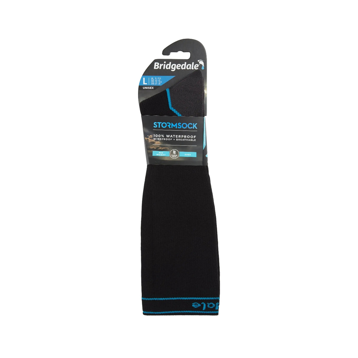 Bridgedale Storm Sock MW Waterproof Knee Socks (Unisex) Bridgedale