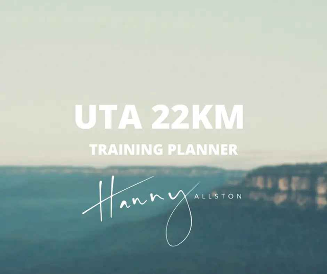 Hanny Allston: Ultra Trail Australia 22km Training Planner