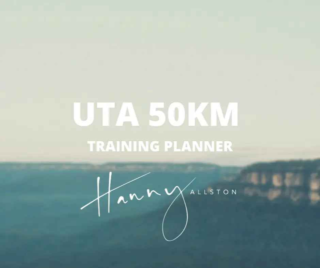 Hanny Allston: Ultra Trail Australia 50km Training Planner