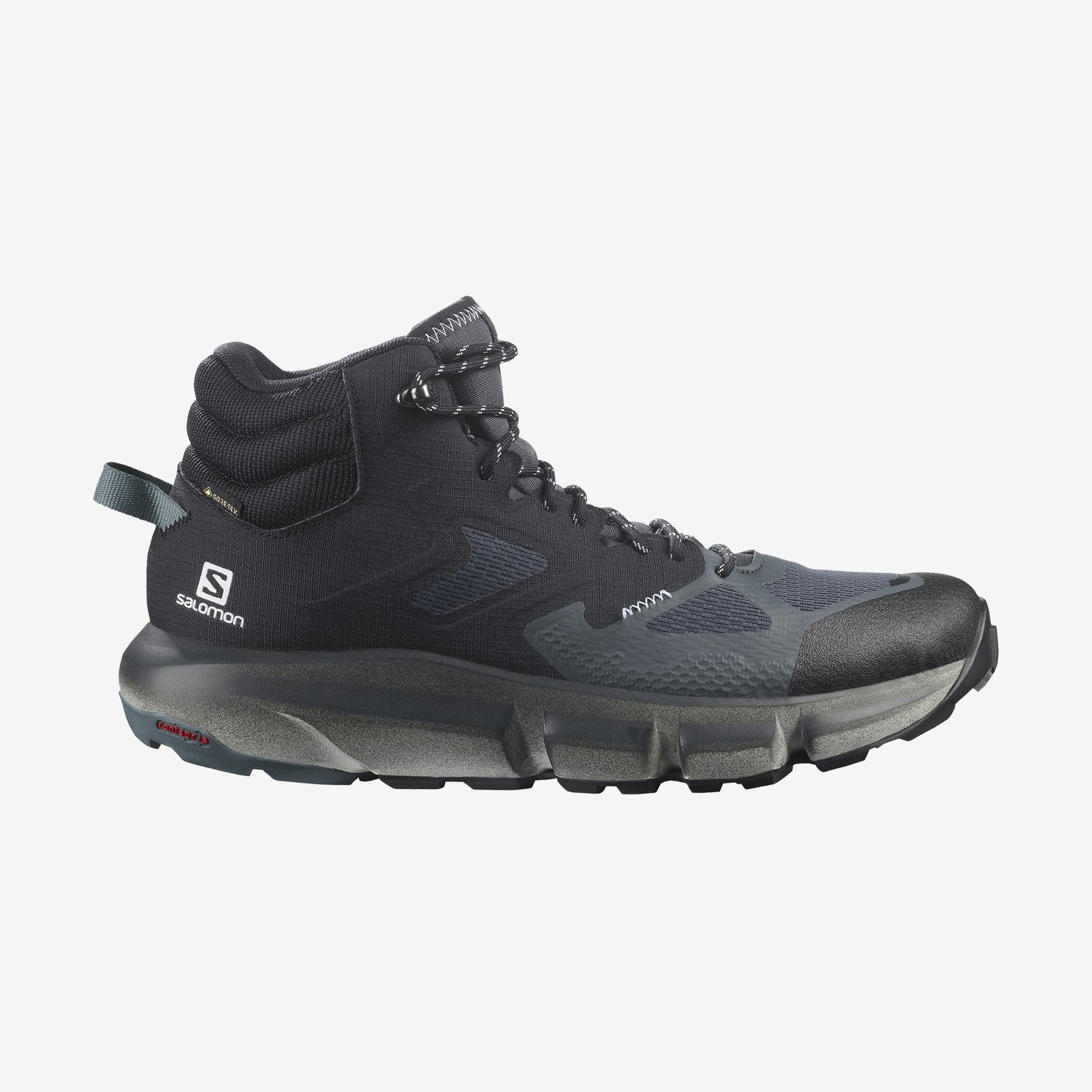 Salomon Predict Hike Mid GTX Hiking Boots (Men's) - Ebony/Black/Stormy Weather - Find Your Feet Australia Hobart Launceston Tasmania